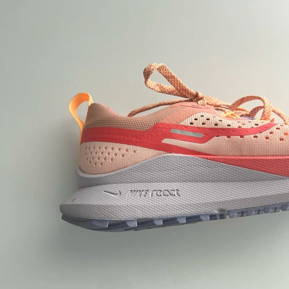 Nike Trail Running Shoes React Pegasus Trail 4, Arctic Orange/Magic Embe…